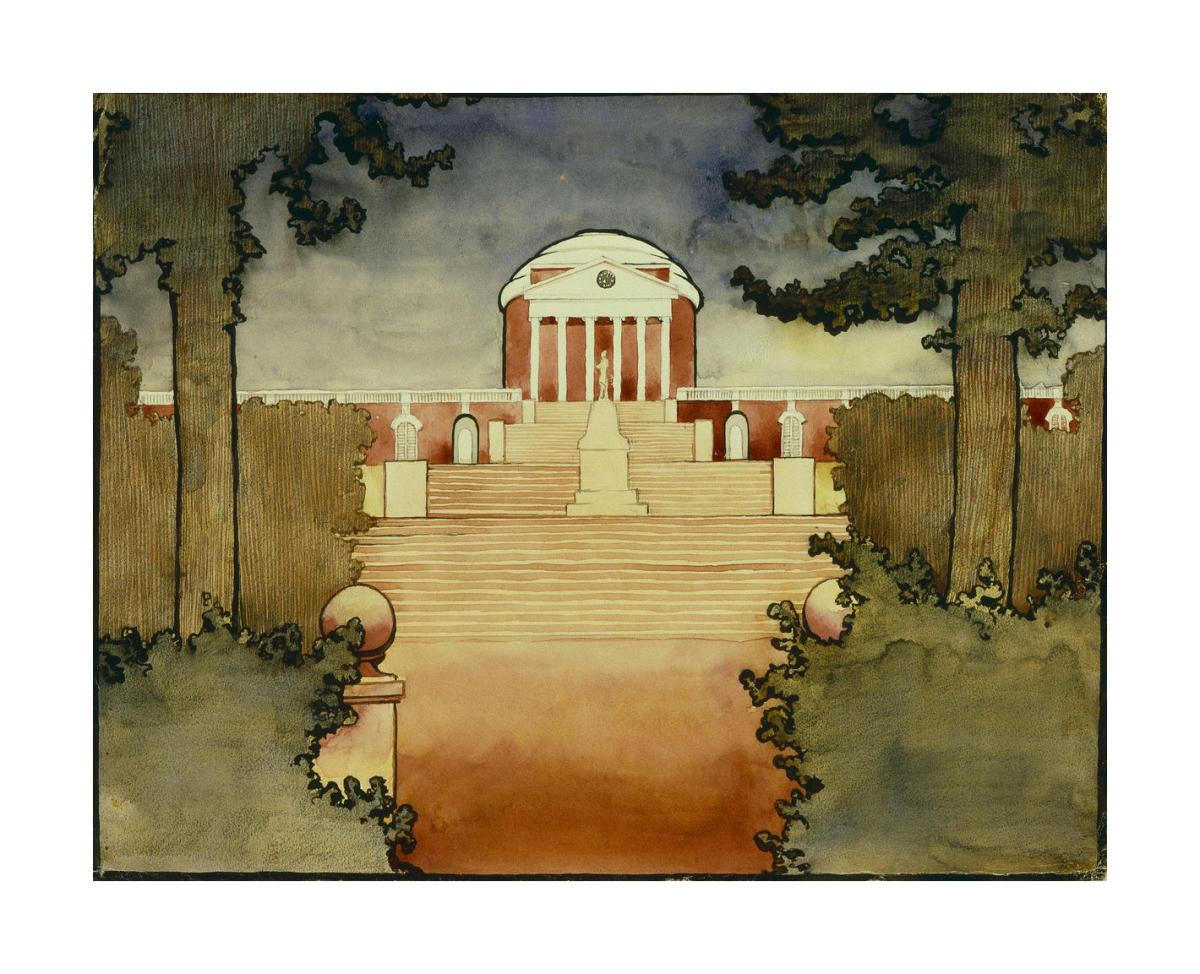 Georgia O'Keeffe Watercolor of the Rotunda